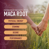 Gommes Maca SMNutrition, énergie et performance, saveur pêche agréable pour deux bouchées par jour.