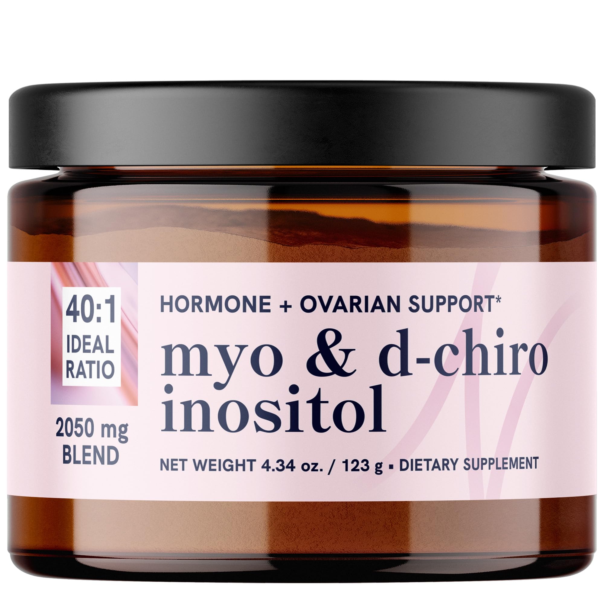 SMNutrition Myo-Inositol et D-Chiro Inositol, flacon pratique pour l'équilibre hormonal.
