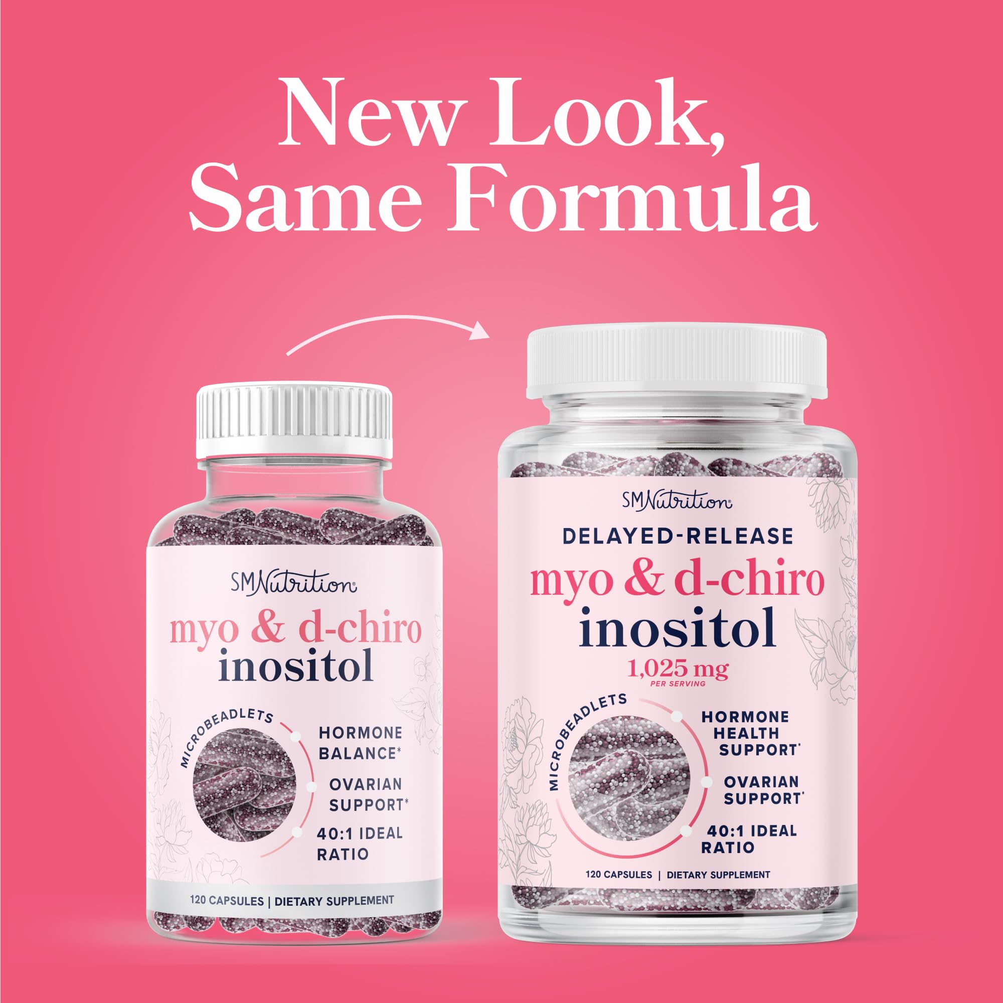 Emballage SMNutrition Myo-Inositol et D-Chiro Inositol – sans OGM.