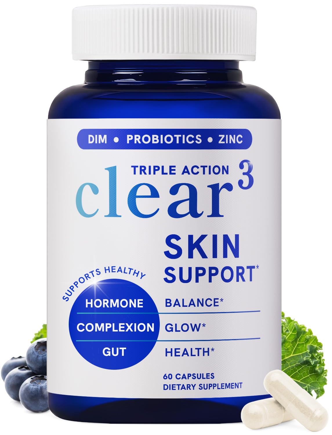 SMNutrition Peau claire – flacon visible, favorisant une routine quotidienne pour une peau plus claire.
