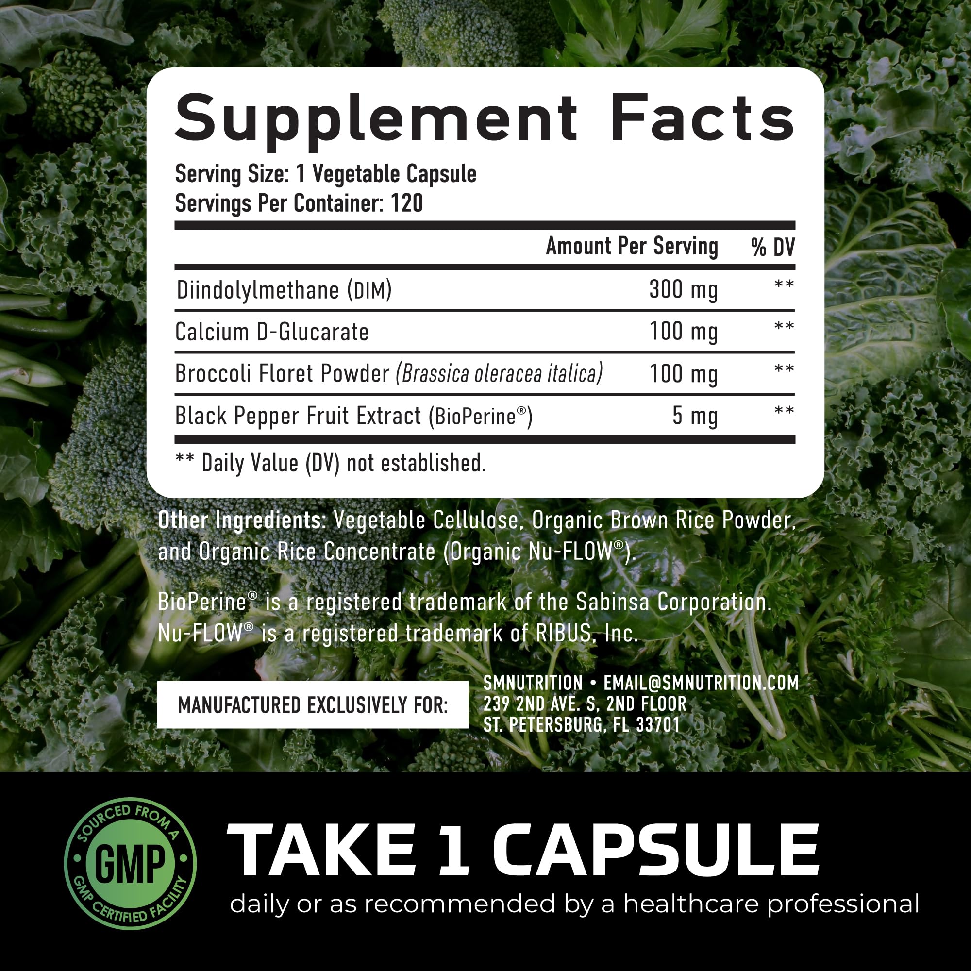 Sceau GMP sur SMNutrition: contrôle qualité certifié