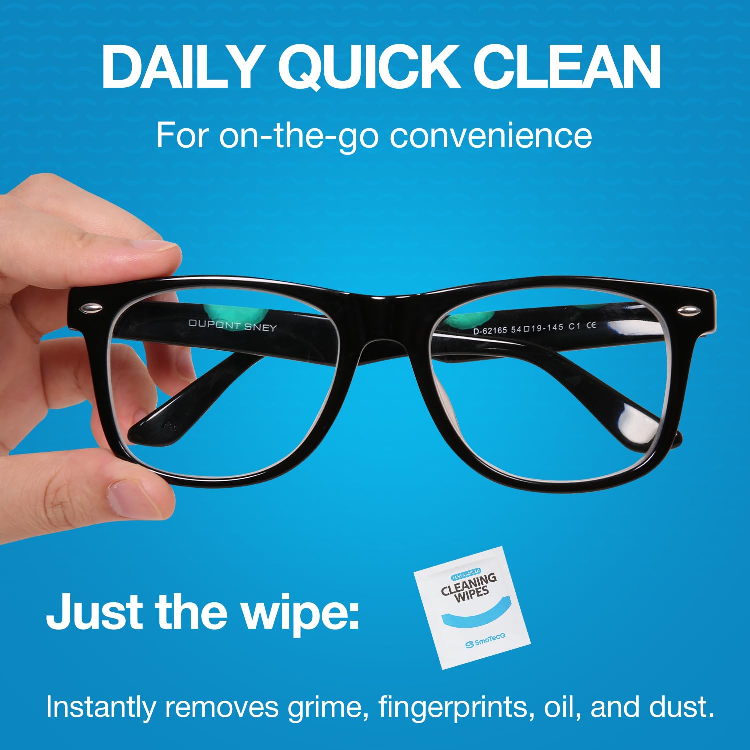 SmoTecQ formule sans ammoniac pour des lunettes traitées en toute securite.