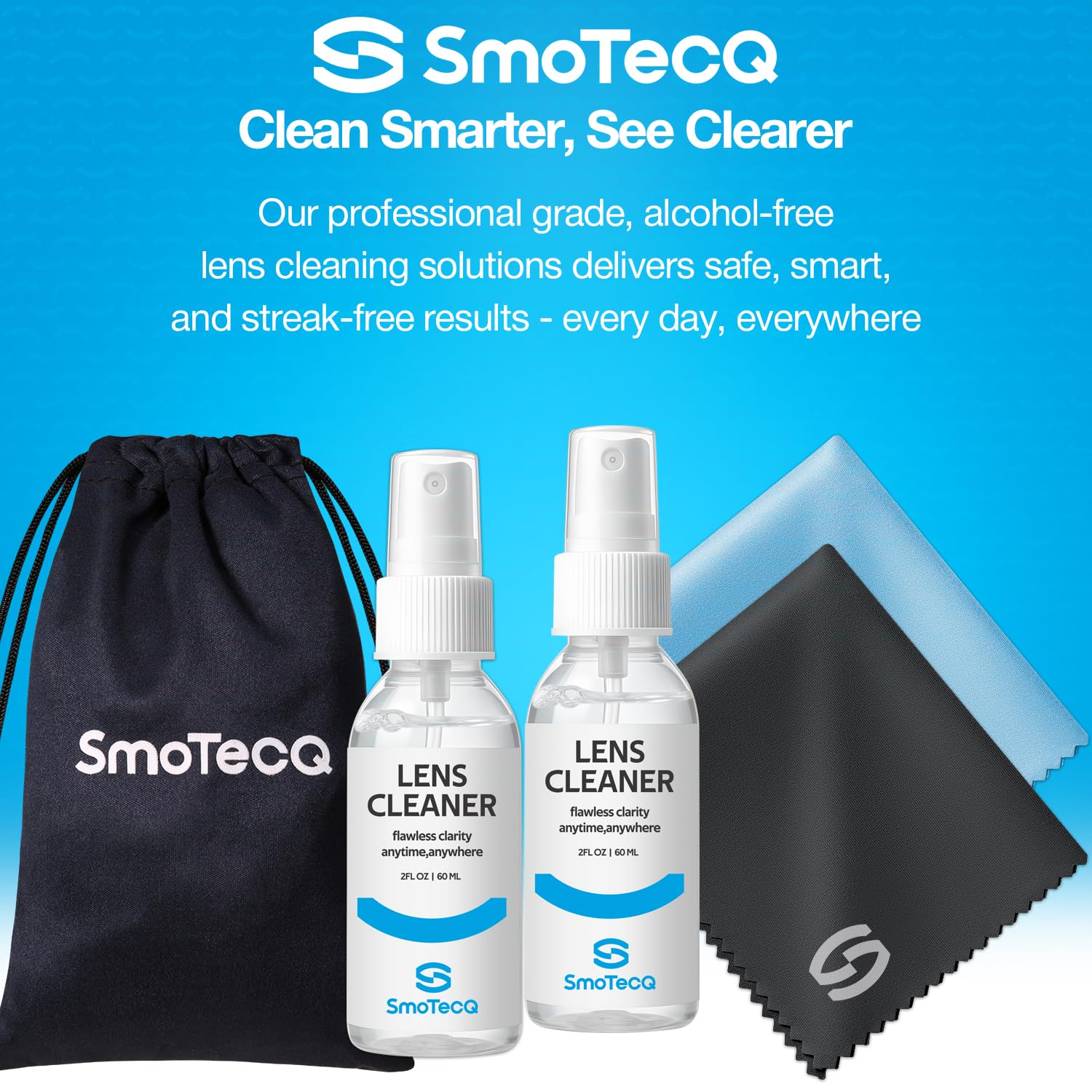 Kit compact et portable SmoTecQ pour un soin rapide où que vous soyez.