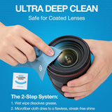 SmoTecQ nettoyage sans trace des verres et lunettes.