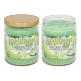 Bougie Smoke Odor Exterminator Concombre frais et melon miel, neutralise les odeurs pendant la combustion