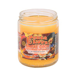 Bougie Smoke Odor Exterminator Peace & Love, réduit les odeurs de fumée et rafraîchit l’atmosphère.