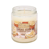 Bougie Smoke Odor Exterminator crème vanille pour neutraliser les odeurs intérieures.