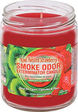 Bougie Smoke Odor Exterminator, format jar, parfum Kiwi Fraise Twiste, pour neutraliser les odeurs ambiantes