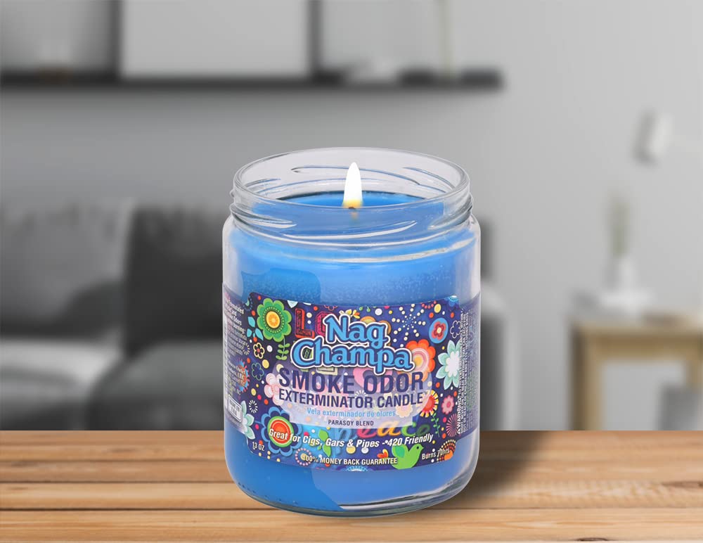 Smoke Odor Exterminator bougie allumée, crée une ambiance agréable tout en éliminant les odeurs
