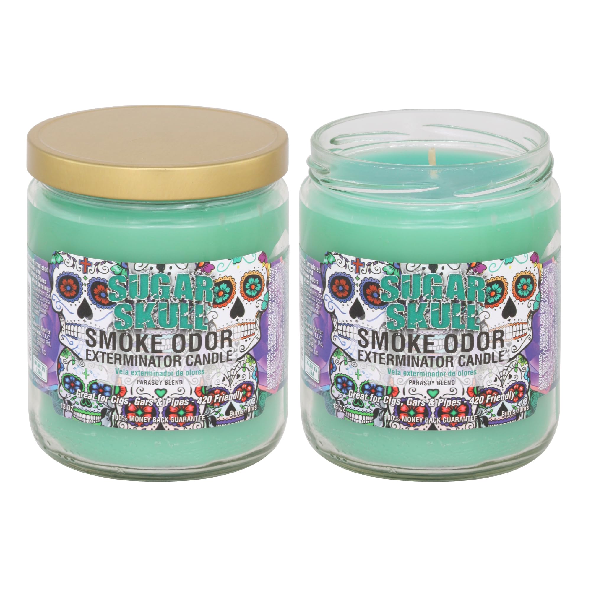 Bougie Smoke Odor Exterminator 13oz cranesucre, neutralise les odeurs de fumee.