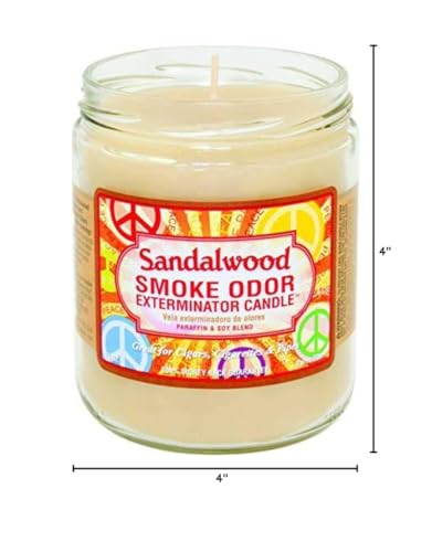 Pot santal Smoke Odor Exterminator offre une fragrance durable pour les pièces.