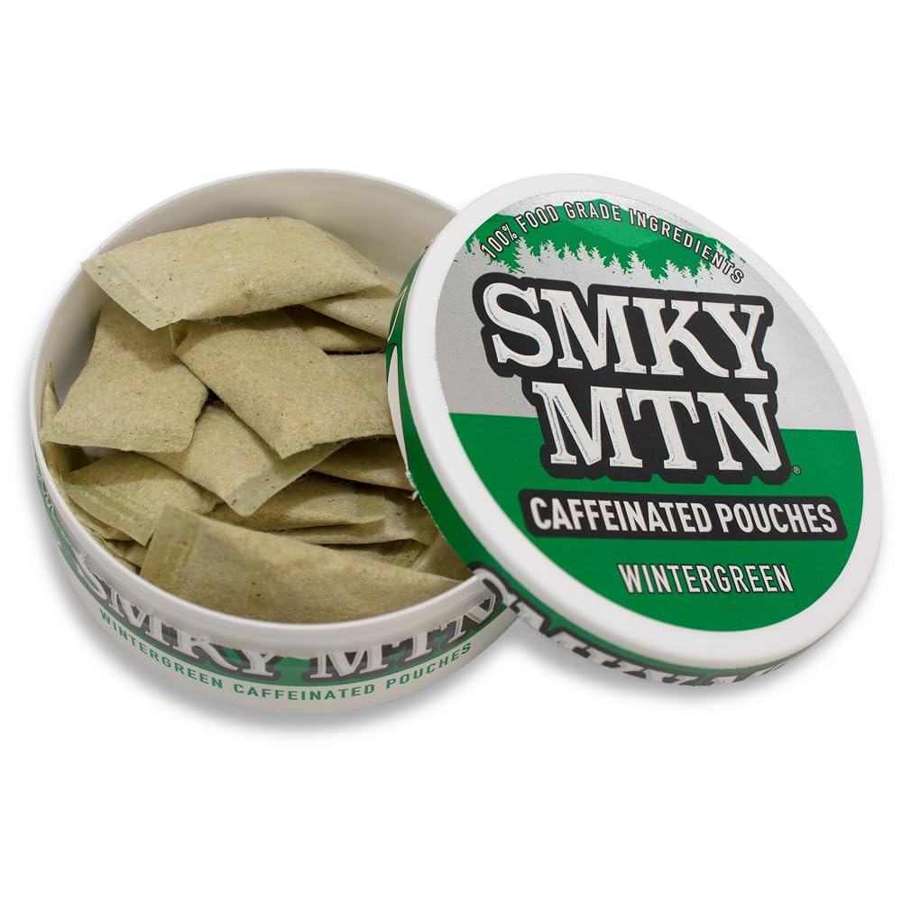 Smokey Mountain Poche Caféinée Menthe Arctique, alternative sans tabac et sans nicotine.