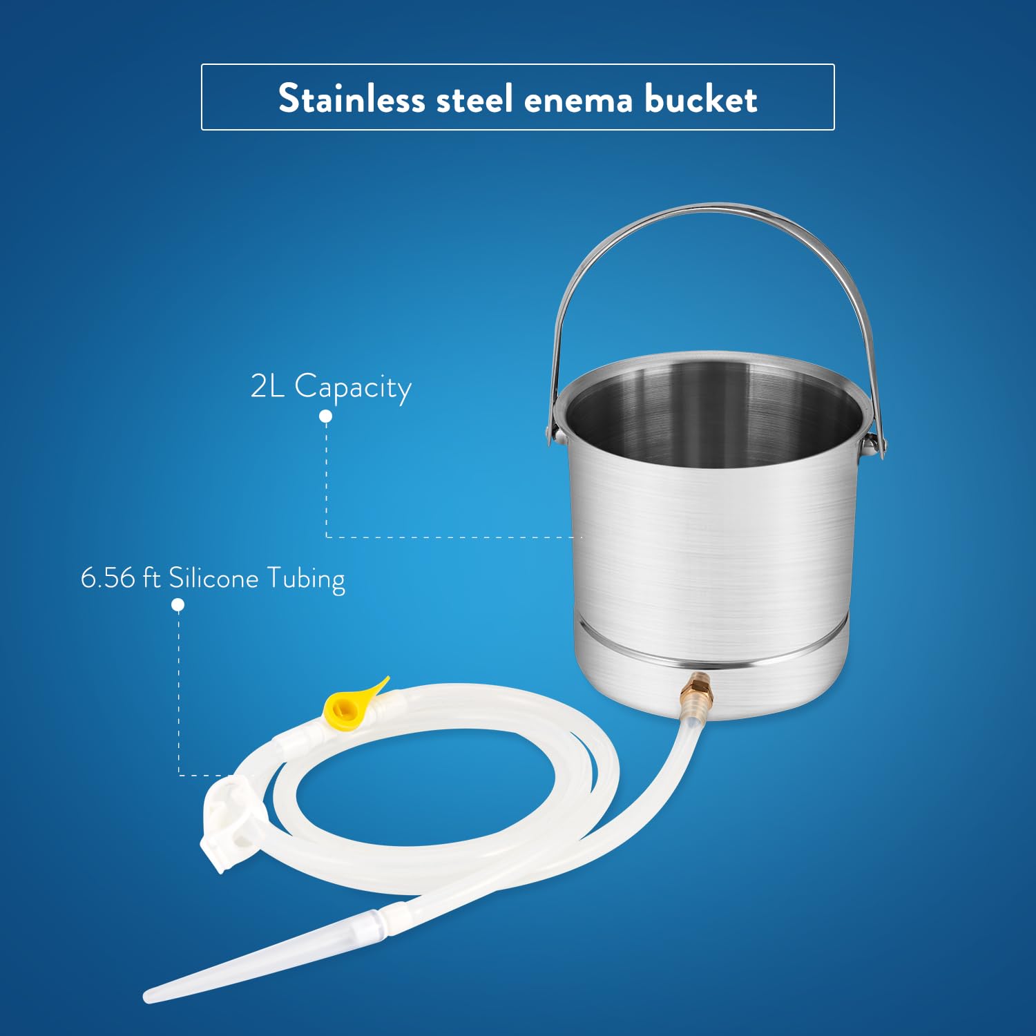 Smokitcen kit lavage colonique 2qt, pratique pour l’usage domestique.