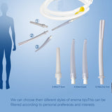 Smokitcen tuyau silicone 1,9 m, flux régulé pour un lavage maîtrisé.
