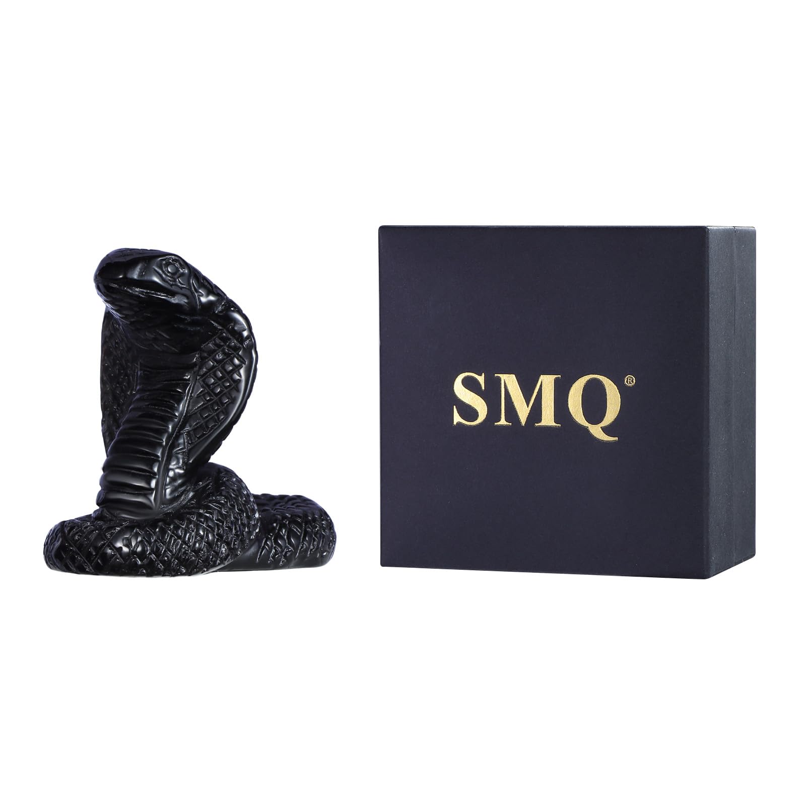 SMQ collection decoration serpent cristal, pièce unique pour centre de table.
