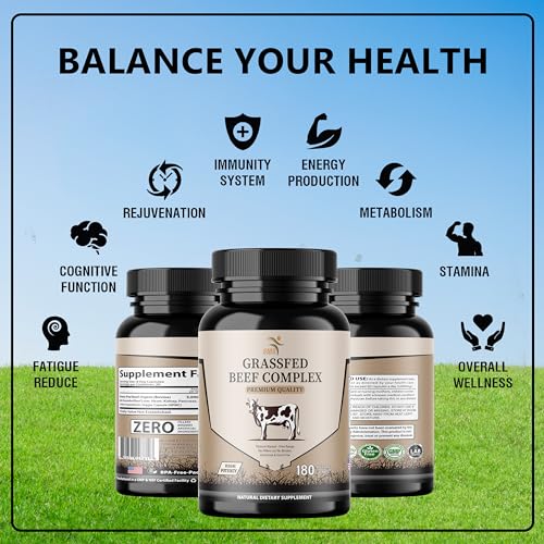 SMSHEALTHPRODUCTS – Gélules d'organes de bœuf, formulation facile à avaler.