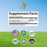 SMSHEALTHPRODUCTS – Tableau nutritionnel sur l'étiquette, détails des ingrédients.