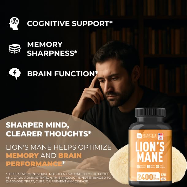 SN SMARTFIT NUTRITION soutien immunitaire grâce au Lion's Mane.