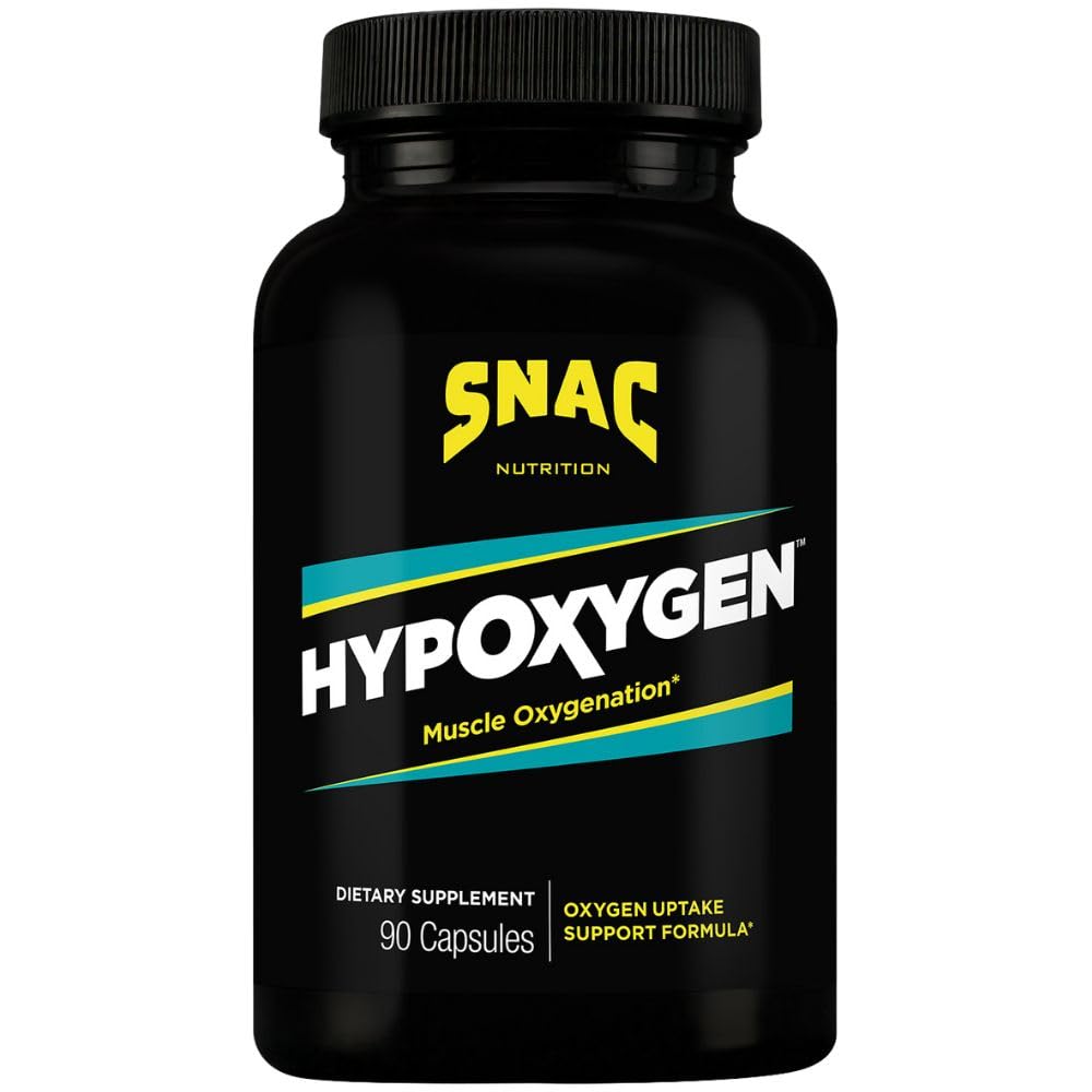 SNAC HypOxygen – bouteille et gélules végétales pour endurance et oxydation musculaire.