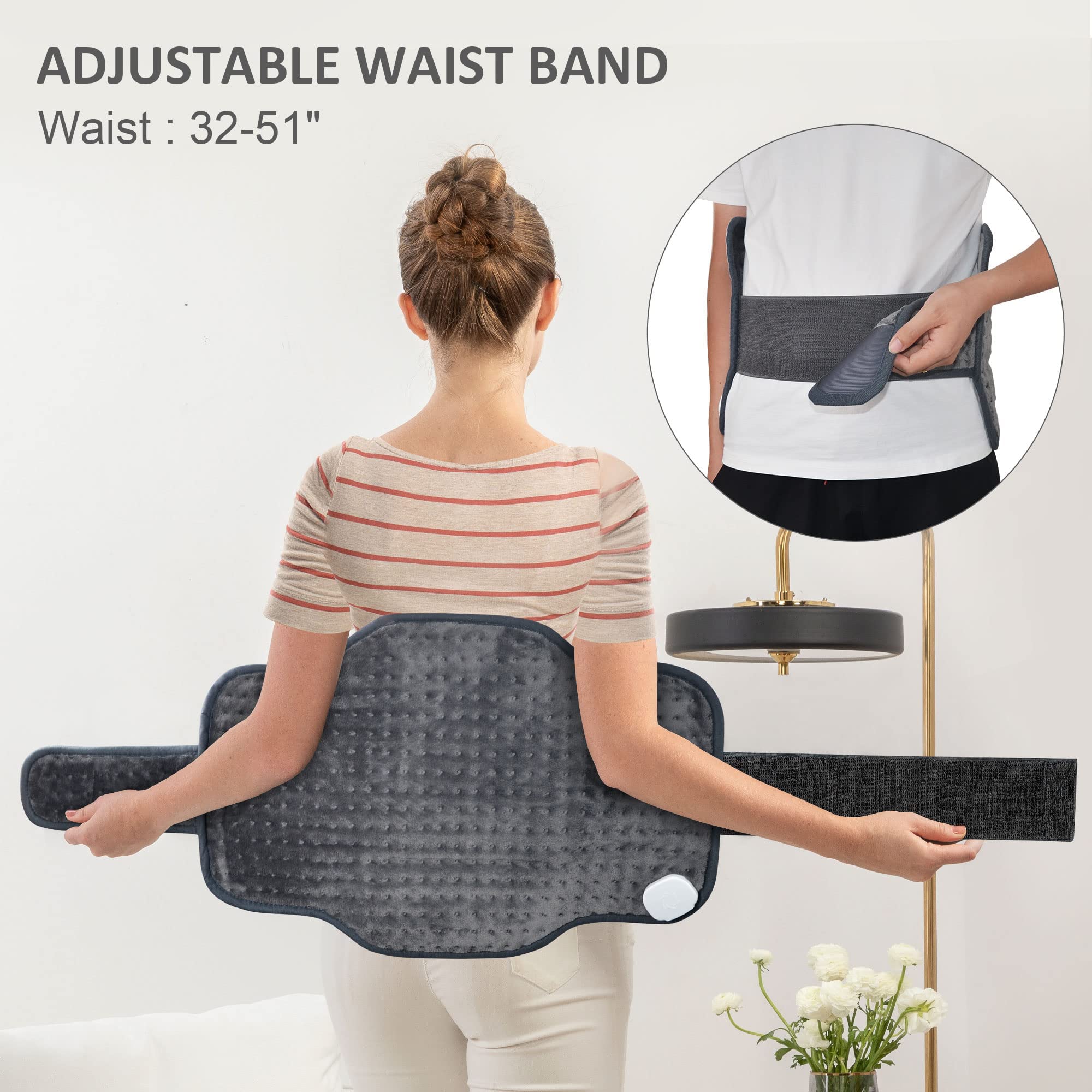 Coussin chauffant Snailax pour nuque et épaules, détente musculaire.