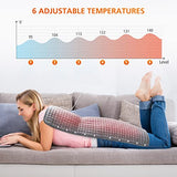 Snailax tapis chauffant 2 en 1 pieds chaleur ciblée pour pieds fatigués.