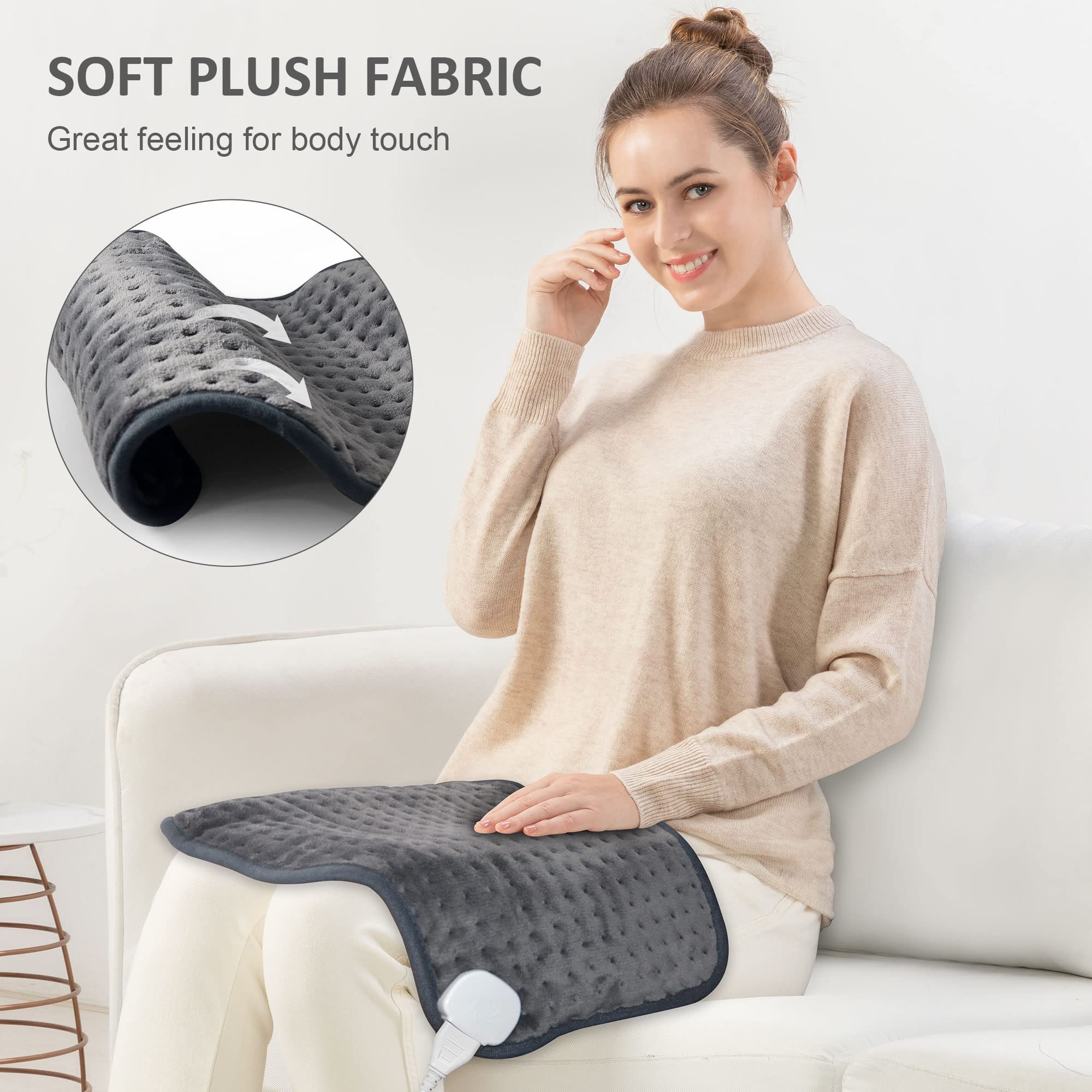 Tissu peluche doux et agréable sur la peau Snailax.