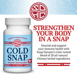 Snap Dynasty Cold Snap — bouteille compacte pour une prise quotidienne facile.