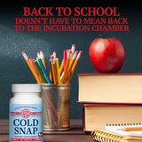 Snap Dynasty Cold Snap emballage refermable pratique pour voyages.