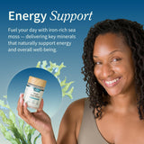 Snap Supplements bouteille de capsules vegan pour une utilisation quotidienne pratique.