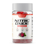 Gommes Snap Supplements avec betterave, bouteille visible, énergie potentielle pour rester actif.