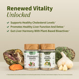 Snap Supplements Chardon-Marie-Ail—capsules, soutien foie et cholestérol.