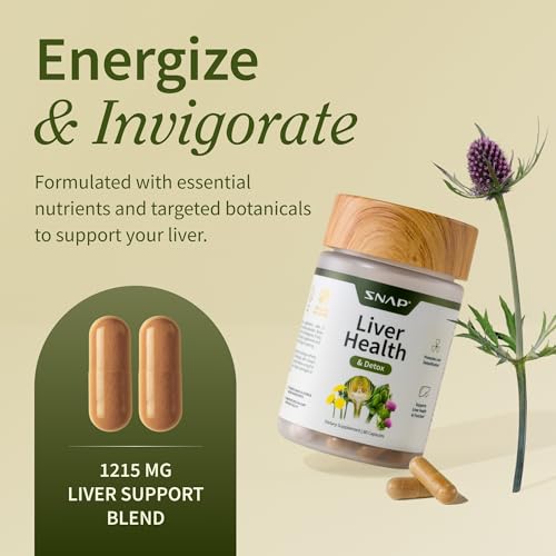 Chardon-Marie Snap Supplements, capsules, favorisent un équilibre hépatique et une digestion plus fluide.