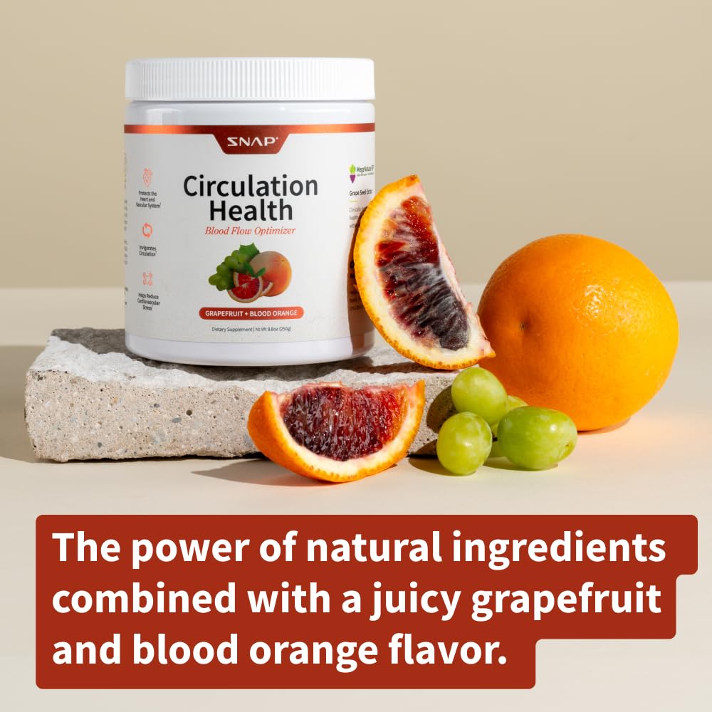Snap Supplements Circulation – formulation botanique associant acides aminés et plantes.