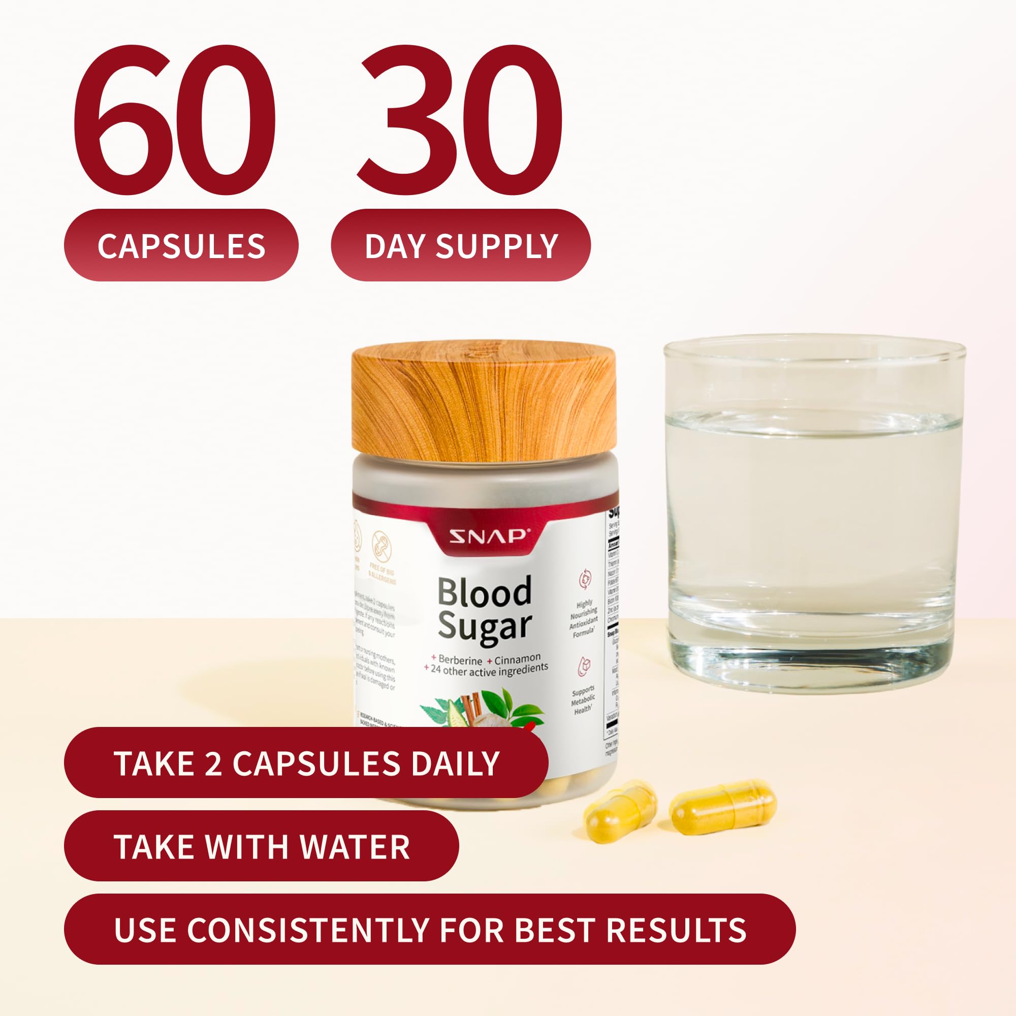 Snap Supplements Gymnema – capsules, soutien du quotidien.