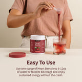 Snap Supplements Heart Beet – poudre épinard rouge, soutien antioxydant quotidien