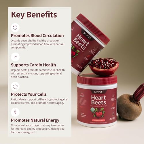 Heart Beet – verre smoothie, goût fruits rouges et énergie durable