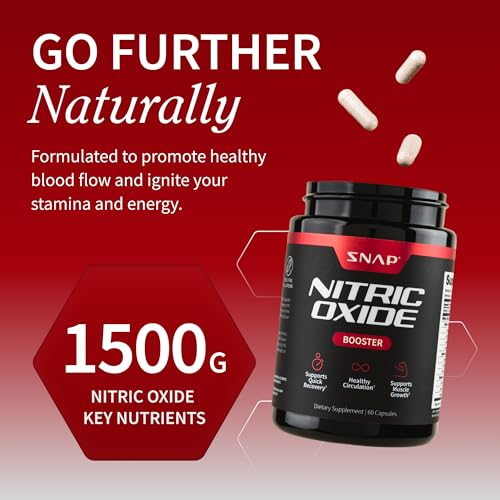 Snap Supplements formulation L-Arginine et L-Citrulline pour énergie durable.