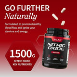 Snap Supplements formulation L-Arginine et L-Citrulline pour énergie durable.