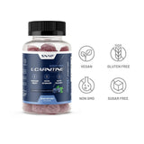 Détail de texture des gommes Snap Supplements pour une expérience agréable.
