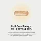 Snap Supplements Multivitamines Homme – boîte ouverte et capsules visibles