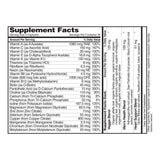 Snap Supplements Multivitamines Homme – ingrédients sur l étiquette visibles