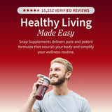 Snap Supplements Poudre Betterave – bouteille sport, idéale pendant l'entraînement.