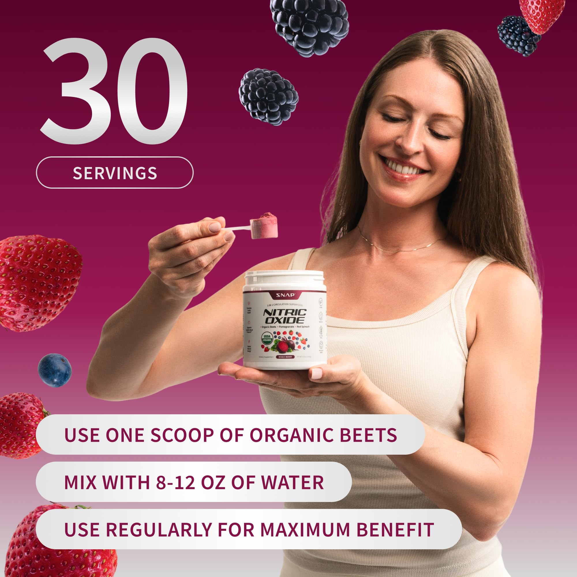 Utilisation sportive et quotidienne de la poudre de betterave biologique Snap Supplements