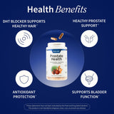 Snap Supplements Prostate Health – bouteille ouverte révélant les capsules faciles à prendre.