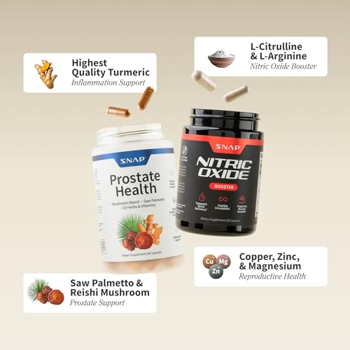 Snap Supplements Prostate Health : bouteille pour le confort urinaire