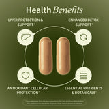 Racine de pissenlit Snap Supplements, antioxydants, favorise les processus naturels de détox.