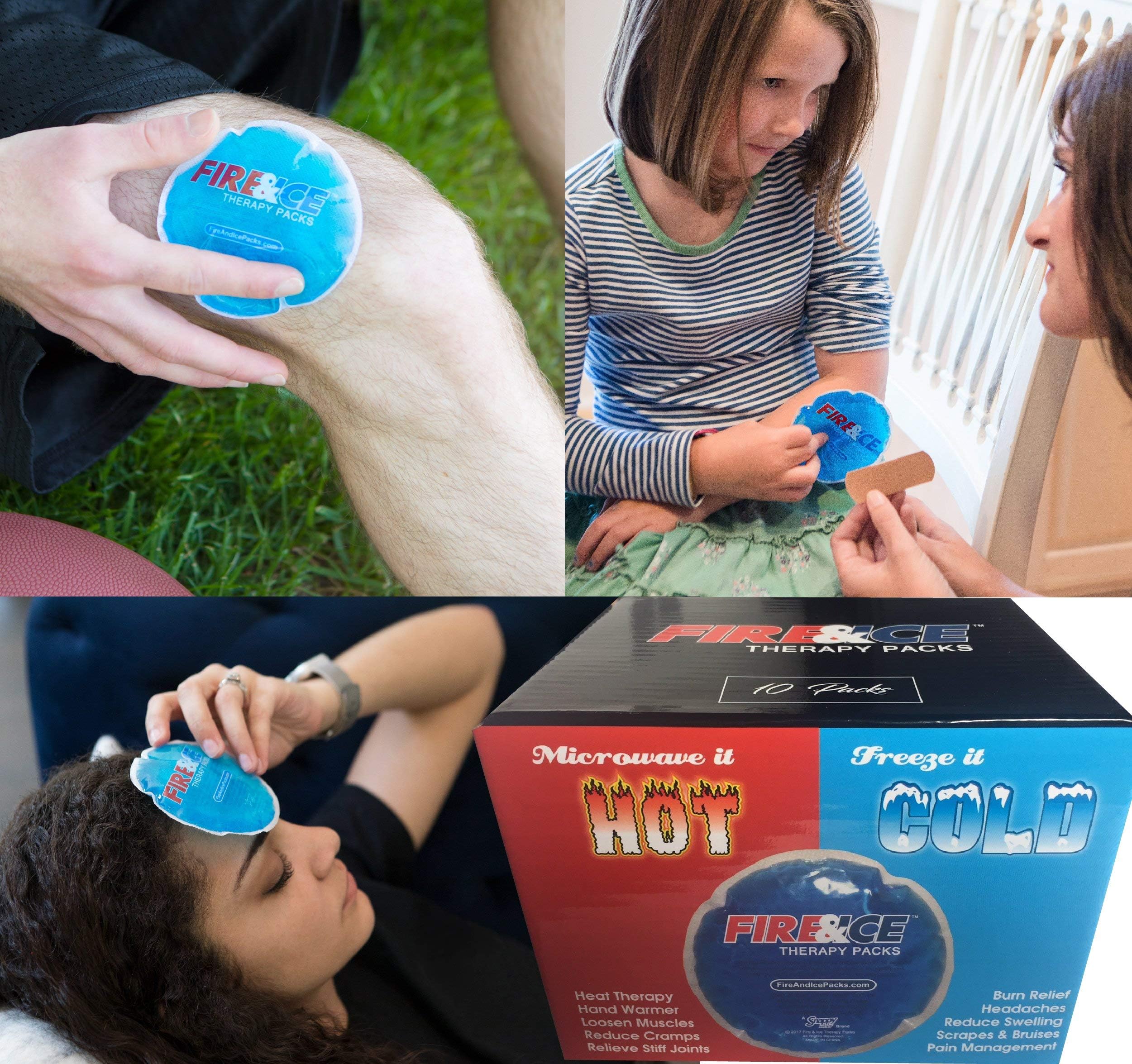 Snappy Heat Feu et Glace: dos en tissu doux.
