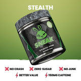 SNEAK Poudre Stealth demi-dose, contrôle personnalisé de votre énergie et focus