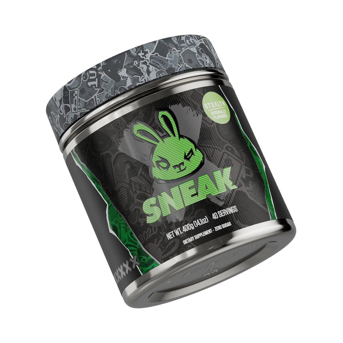 SNEAK Poudre Stealth en flacon, amélioration de la concentration sans sucre