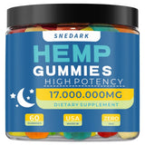 SNEDARK gommes au chanvre – emballage visible pour une routine quotidienne discrète.